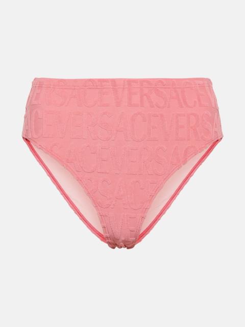 VERSACE La Greca jacquard bikini bottoms