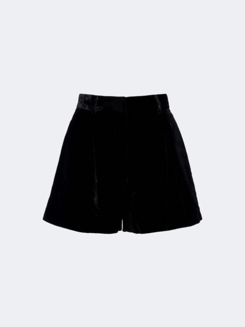 ROTATE Velvet shorts