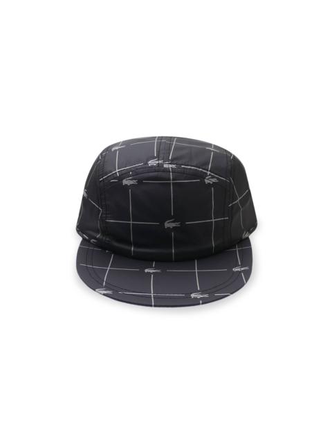 Supreme Supreme x Lacoste Reflective Grid Nylon Camp Cap 'Black