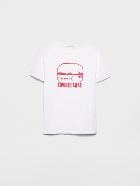 Prada Printed cotton T-shirt