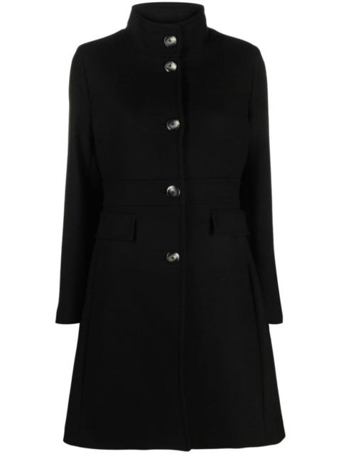 Herno single-breasted wool coat