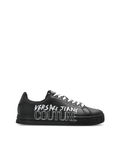 VERSACE JEANS COUTURE logo-print trainers