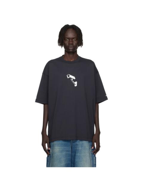 VETEMENTS Black 'CCTV' Oversized T-shirt