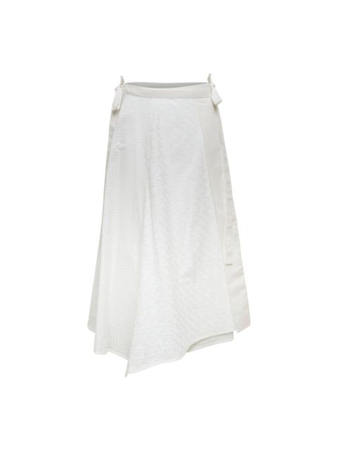 3.1 Phillip Lim Broderie Anglaise Patchwork Midi Skirt