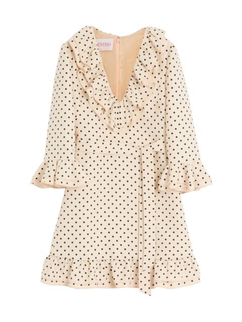 Valentino Women's Crepe Couture Short Dress - Birch Black