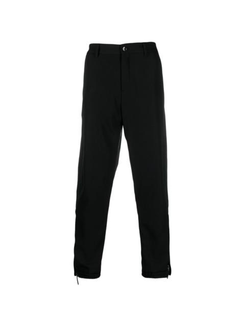 two-tone tapered trousers