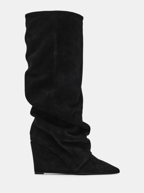 STEVE MADDEN LIBERTY BLACK SUEDE