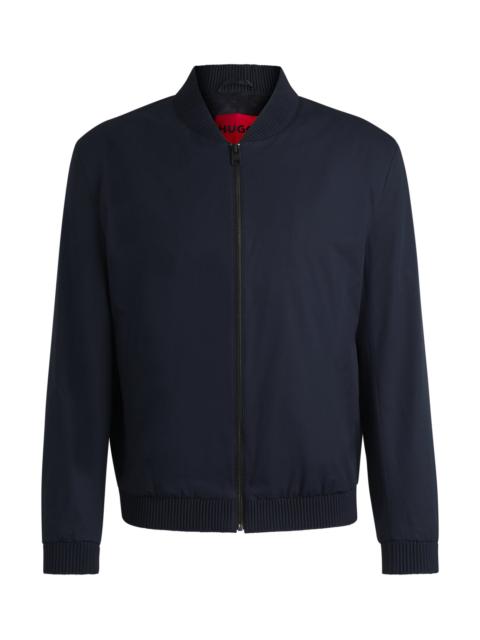 SLIM-FIT JACKET IN STRETCH COTTON