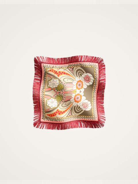 La DoubleJ Reversible Fringe Foulard 90