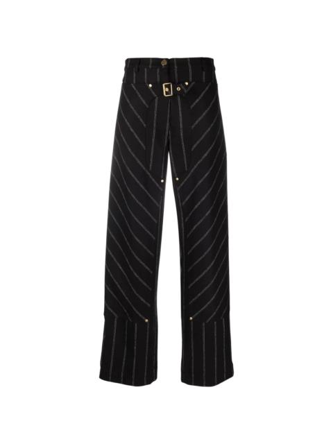 Stella McCartney striped straight-leg trousers