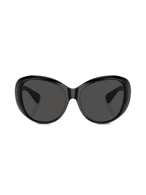 Maridan 62mm Oversize Round Sunglasses