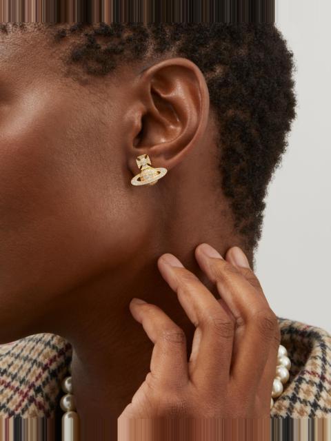 Vivienne Westwood Gold-Tone Carmela Bas Relief Stud Earrings