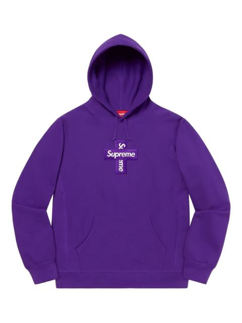 Supreme cross-logo hoodie