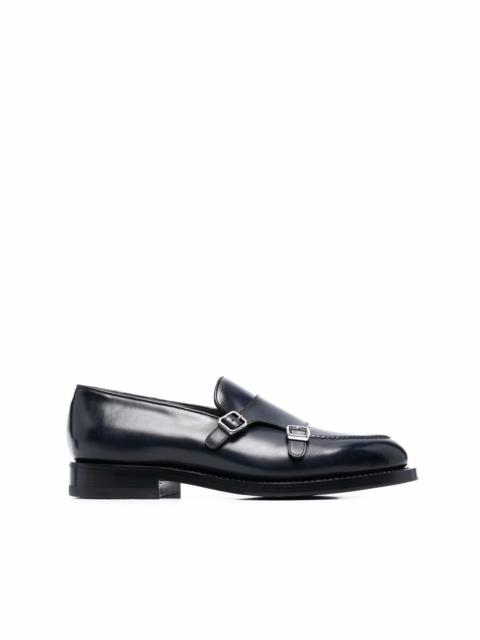 double-buckle monk shoes