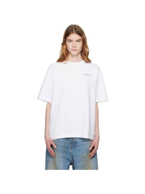 Off-White White Half Arrow Skate T-shirt