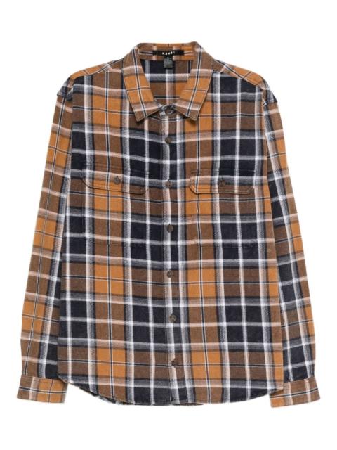 Ksubi Rosebowl checked long-sleeve shirt
