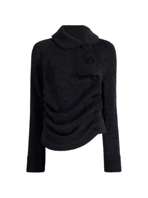 KHAITE buttoned cardigan