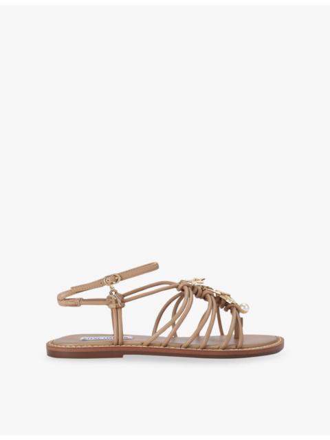 STEVE MADDEN La Charmer Faux-Leather Sandals