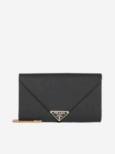 Prada Re-nylon And Brushed Leather Mini-bag - ShopStyle Shoulder Bags