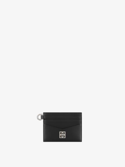 Givenchy 4G CARD HOLDER IN BOX LEATHER
