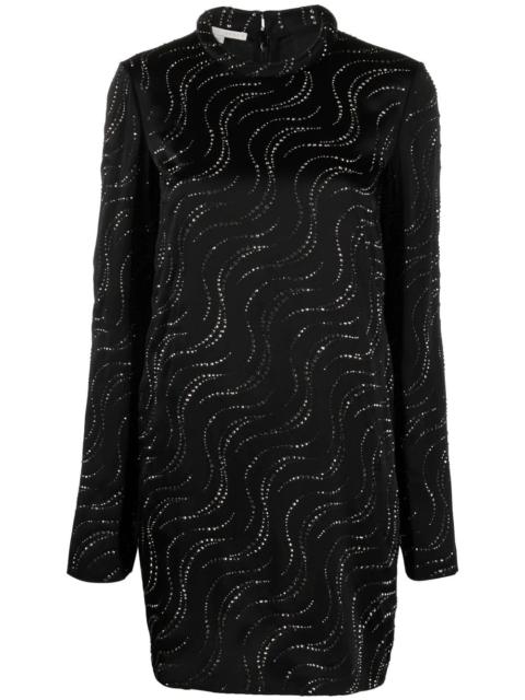 Stella McCartney rhinestone embellished shift dress