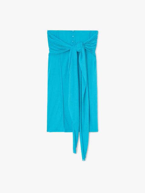 GANNI LONG SKIRT IN MARL MESH