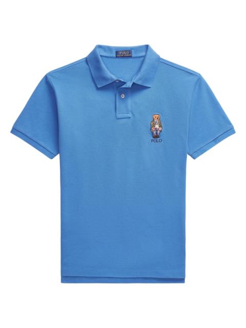 Polo Ralph Lauren Men's Mesh Short-Sleeve Polo Shirt - New England Blue Heritage