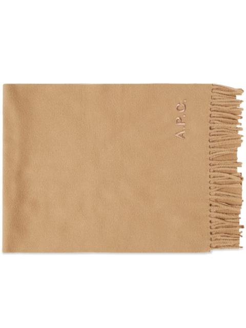 A.P.C. A.P.C. Ambroise Embroidered Scarf