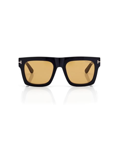 TOM FORD BLUE BLOCK FAUSTO OPTICALS WITH CLIP ON SUNGLASSES