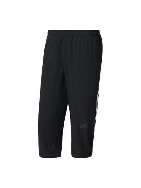 adidas Casual Woven Sports Seven-Cent Trousers Men's Black BK0982