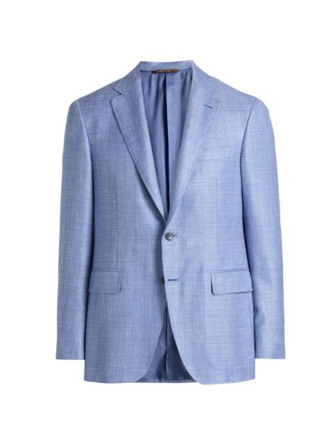 Canali Men's Kei Textured Wool-Blend Sport Coat - Blue