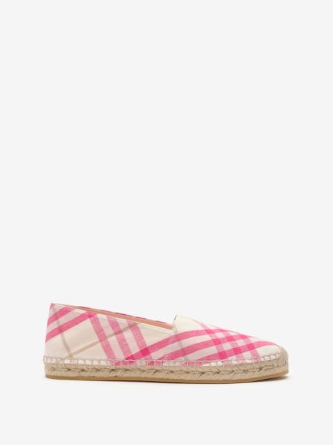 Burberry Check Mews Espadrilles​