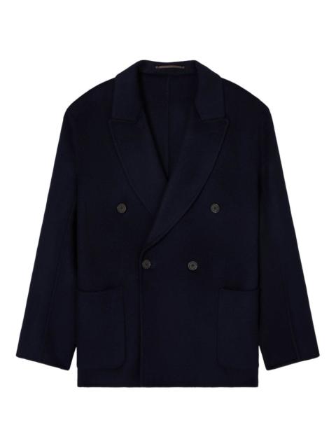 EMPORIO ARMANI double-breasted shawl jacket