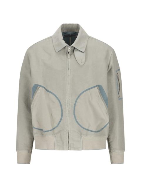 Massimo Osti Studio polo collar bomber jacket
