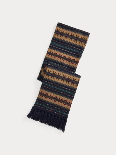 Polo Ralph Lauren Fair Isle Wool-Blend Scarf