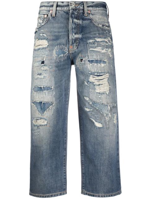 Givenchy cropped straight leg jeans