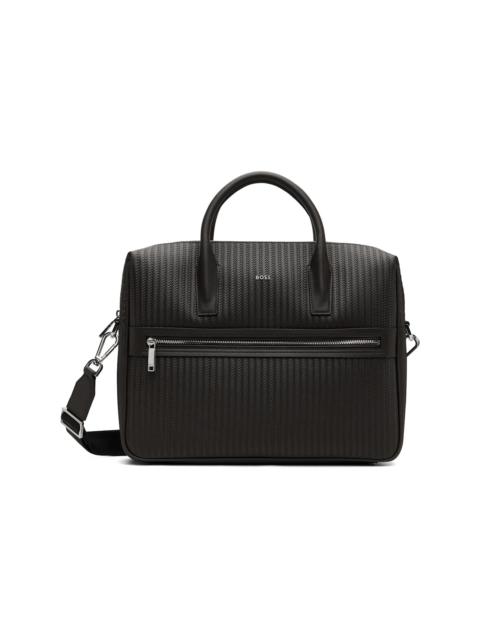 BOSS Brown Document Briefcase
