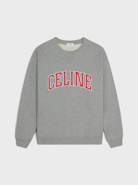 CELINE celine loose sweatshirt in COTTON FLEECE