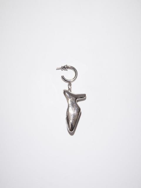 Acne Studios Silver shoe earring - Silver