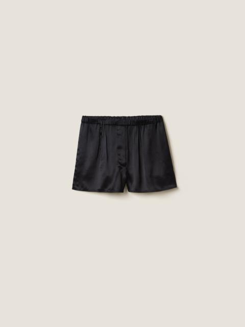 Miu Miu Satin boxer shorts