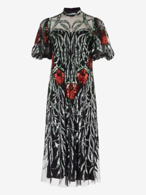 Temperley London sequin-embellished midi dress