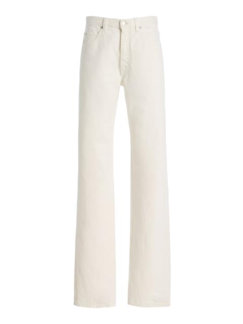 Calvin Klein Collection Relaxed Denim Straight-Leg Jeans