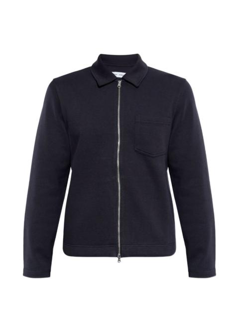 SAMSØE SAMSØE Sahannes zip-fastening chest-pocket sweatshirt