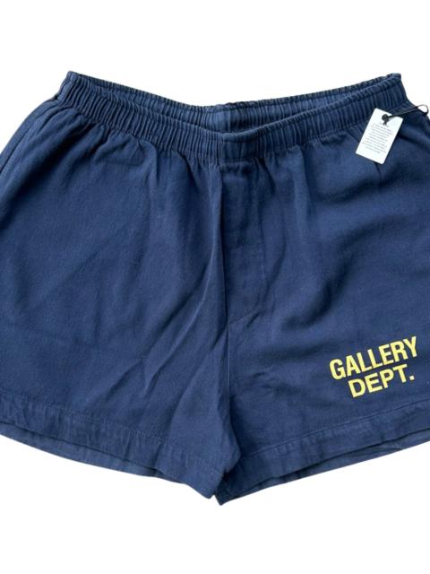 GALLERY DEPT. Logo Zuma Shorts "Navy & Yellow" GD261