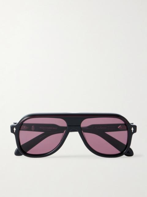 JACQUES MARIE MAGE Rocky Mountain Featherbed Teewinot Aviator-Style Acetate Sunglasses