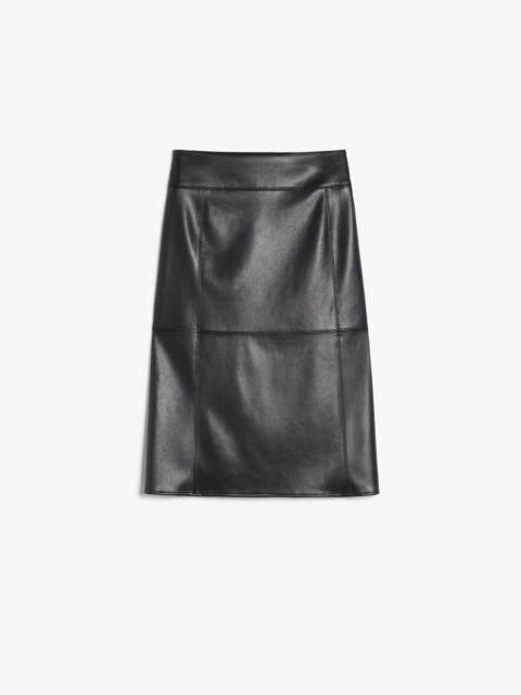 Max Mara VOLONTA Coated fabric skirt