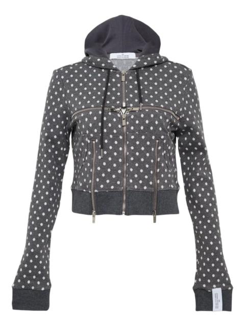 rokh Broken zip-up hoodie