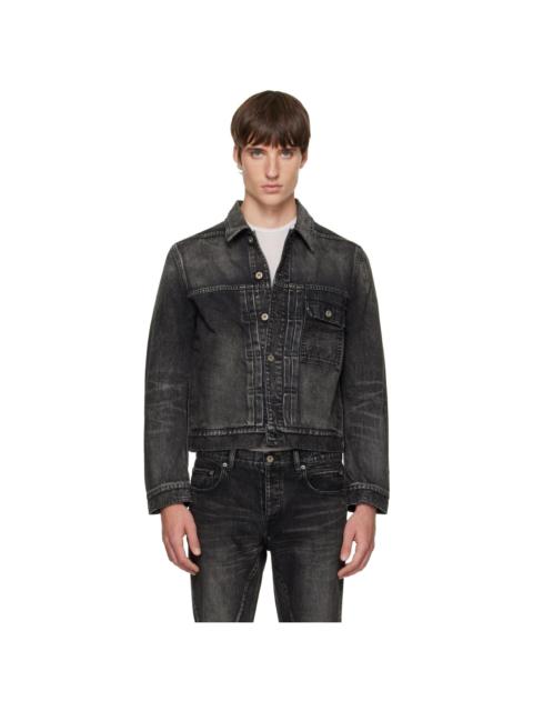 Rick Owens DRKSHDW Black Tower Stargroves Denim Jacket