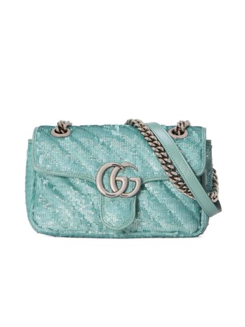 GG Marmont mini sequin shoulder bag