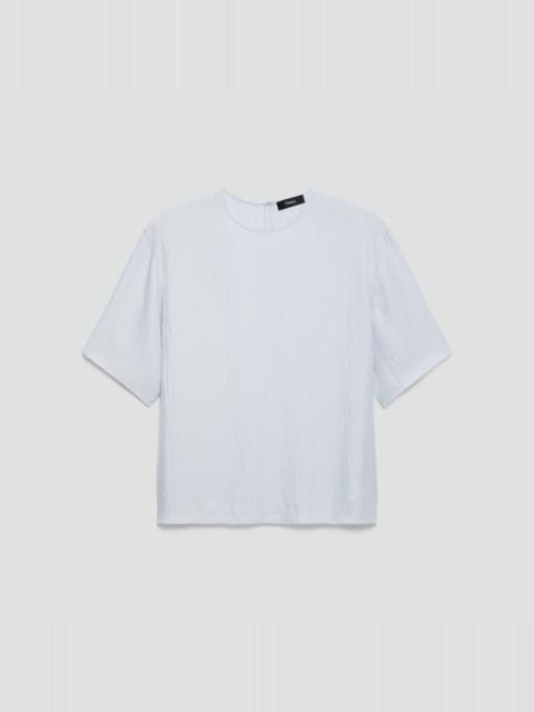 Theory Boxy Tee in Washed Twill